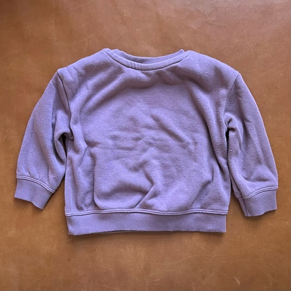 LITTLE CO. Sugar Plum Sweatshirt, 6mo - Picture 4 of 4